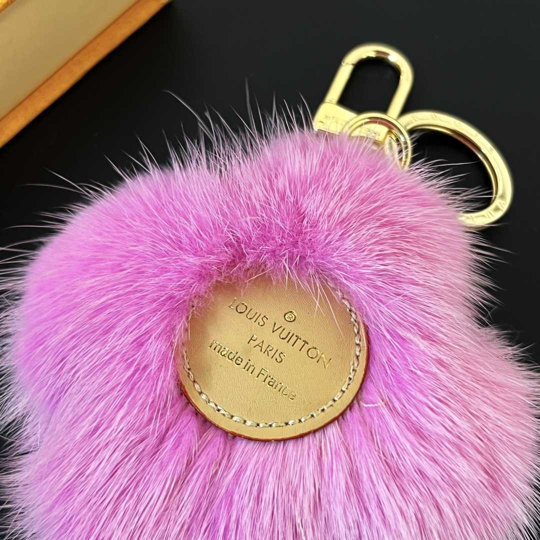 Louis Vuitto Vivienne Fur Key Holder   M01447 - PerfectKickZ
