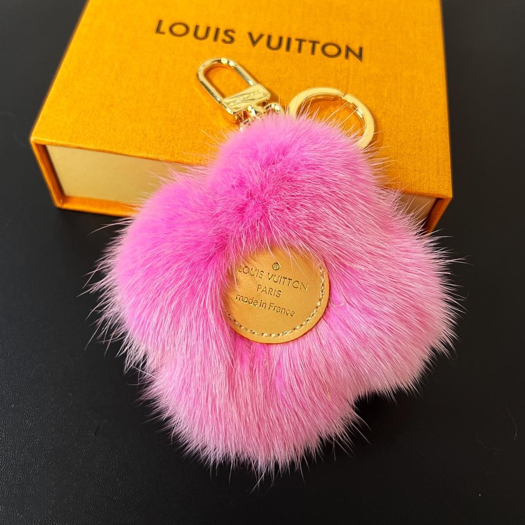 Louis Vuitto Vivienne Fur Key Holder   M01447 - PerfectKickZ