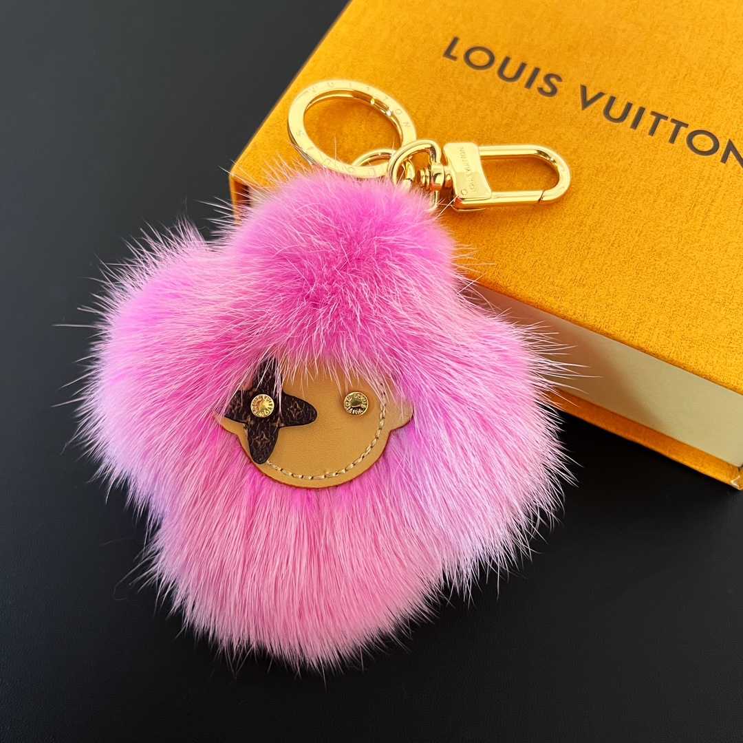 Louis Vuitto Vivienne Fur Key Holder   M01447 - PerfectKickZ