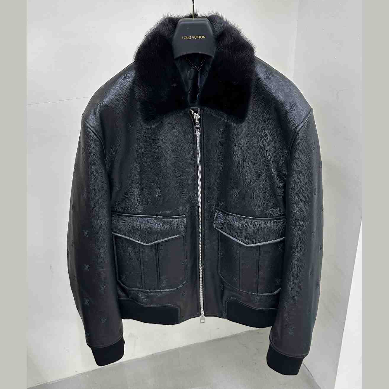 Louis Vuitton Leather Aviator Mink Collar    1AFIPA - PerfectKickZ