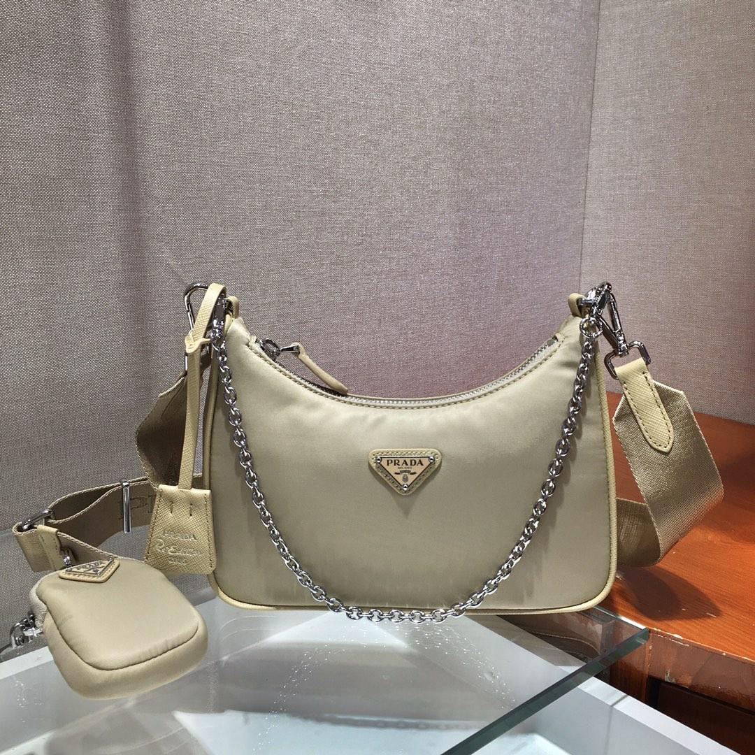 Prada Re-Edition 2005 Raffia Bag (22-12-6cm) - PerfectKickZ
