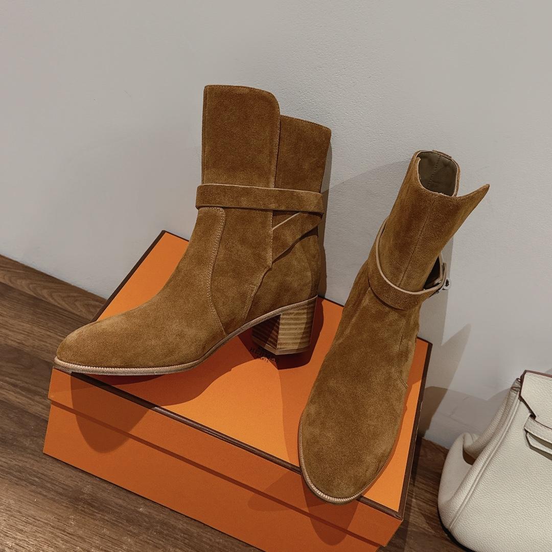 Hermes Frenchie 50 Ankle Boot - PerfectKickZ