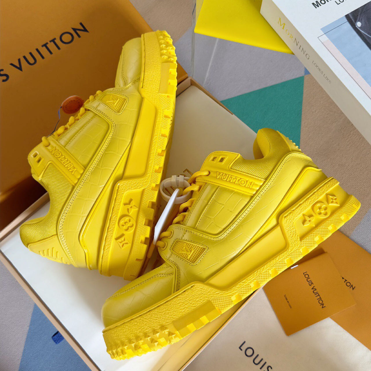 Louis Vuitton LV Trainer Maxi Sneaker   1ACN2G - PerfectKickZ