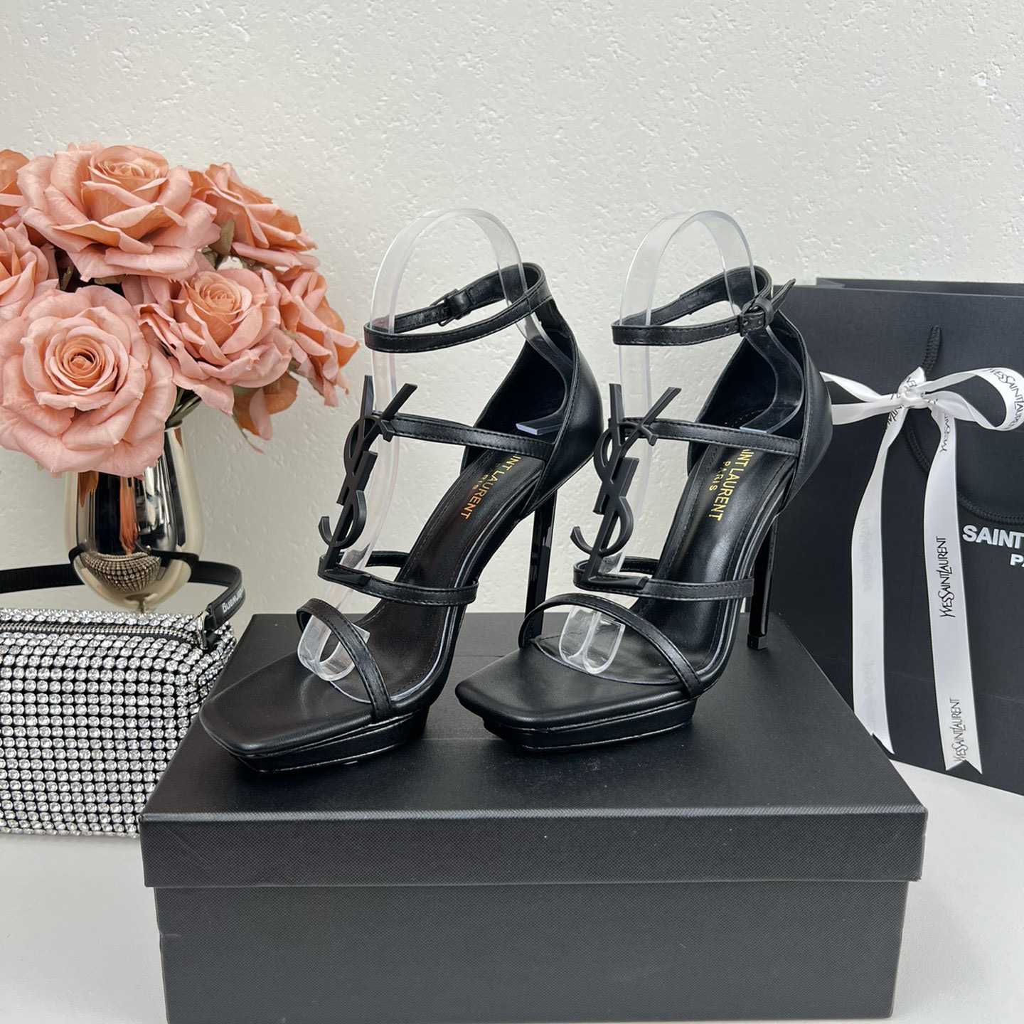 Saint Laurent Cassandra Sandals - PerfectKickZ