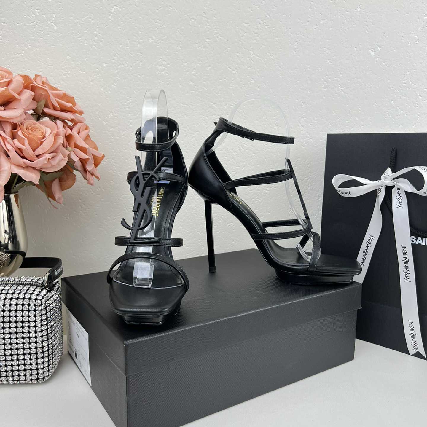 Saint Laurent Cassandra Sandals - PerfectKickZ