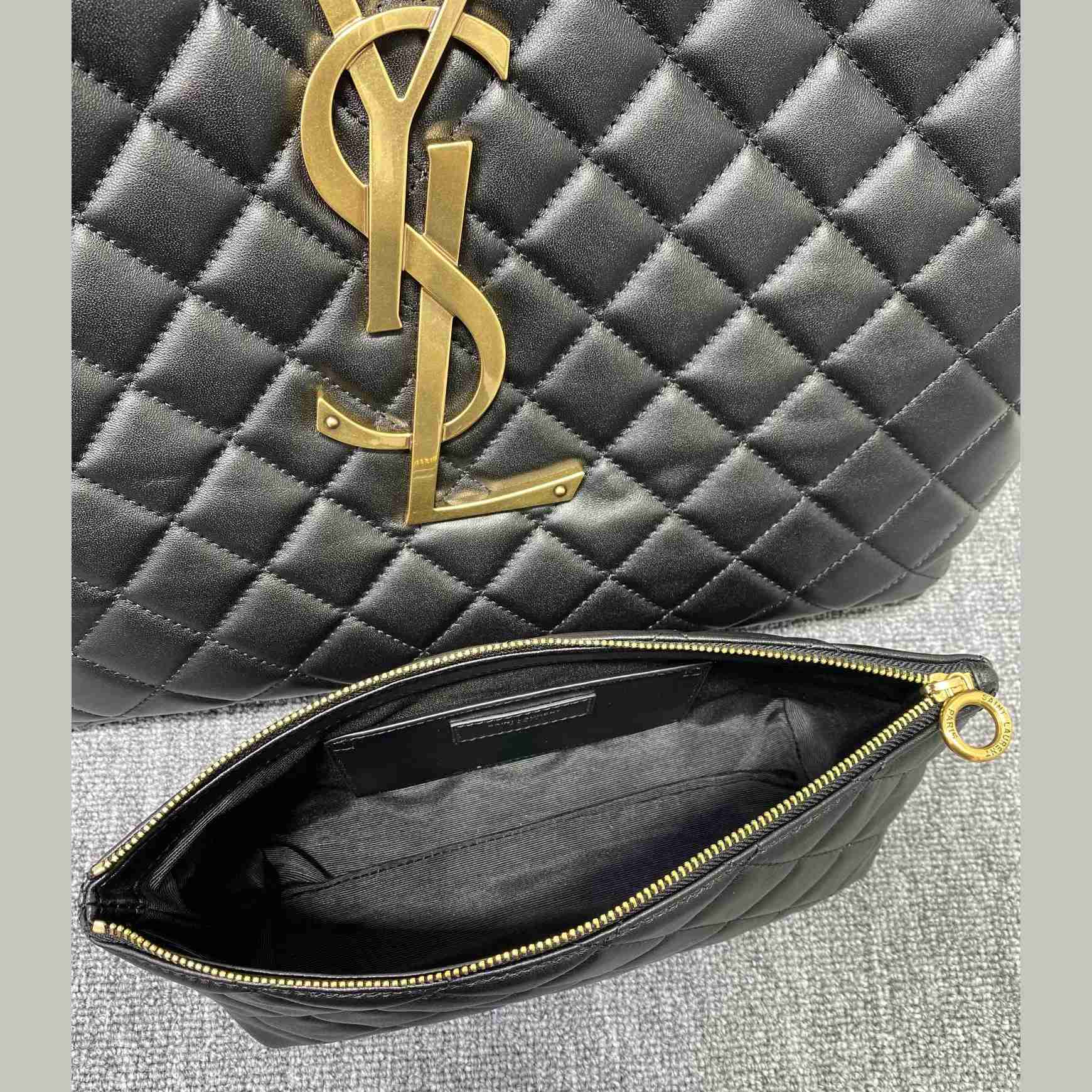 Saint Laurent Icare Maxi Shopping Bag In Quilted Lambskin - PerfectKickZ