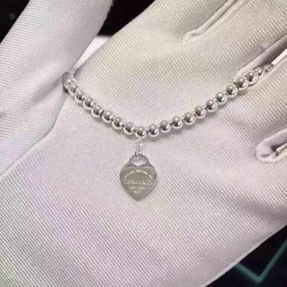 Tiffany&CO Heart Tag Bead Bracelet - PerfectKickZ