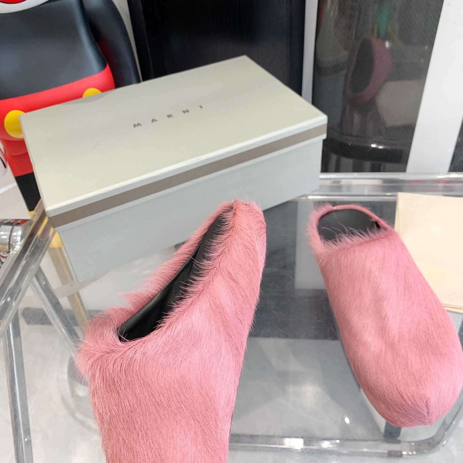 Marni Fussbett Slip-On Flat Mules - PerfectKickZ