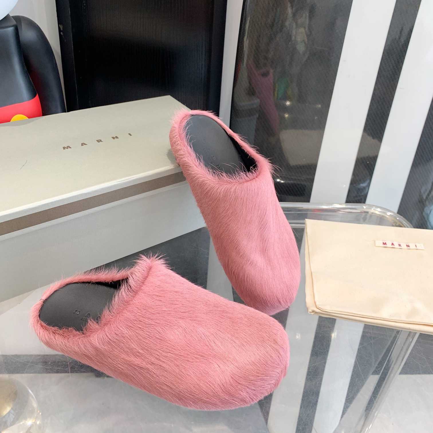 Marni Fussbett Slip-On Flat Mules - PerfectKickZ