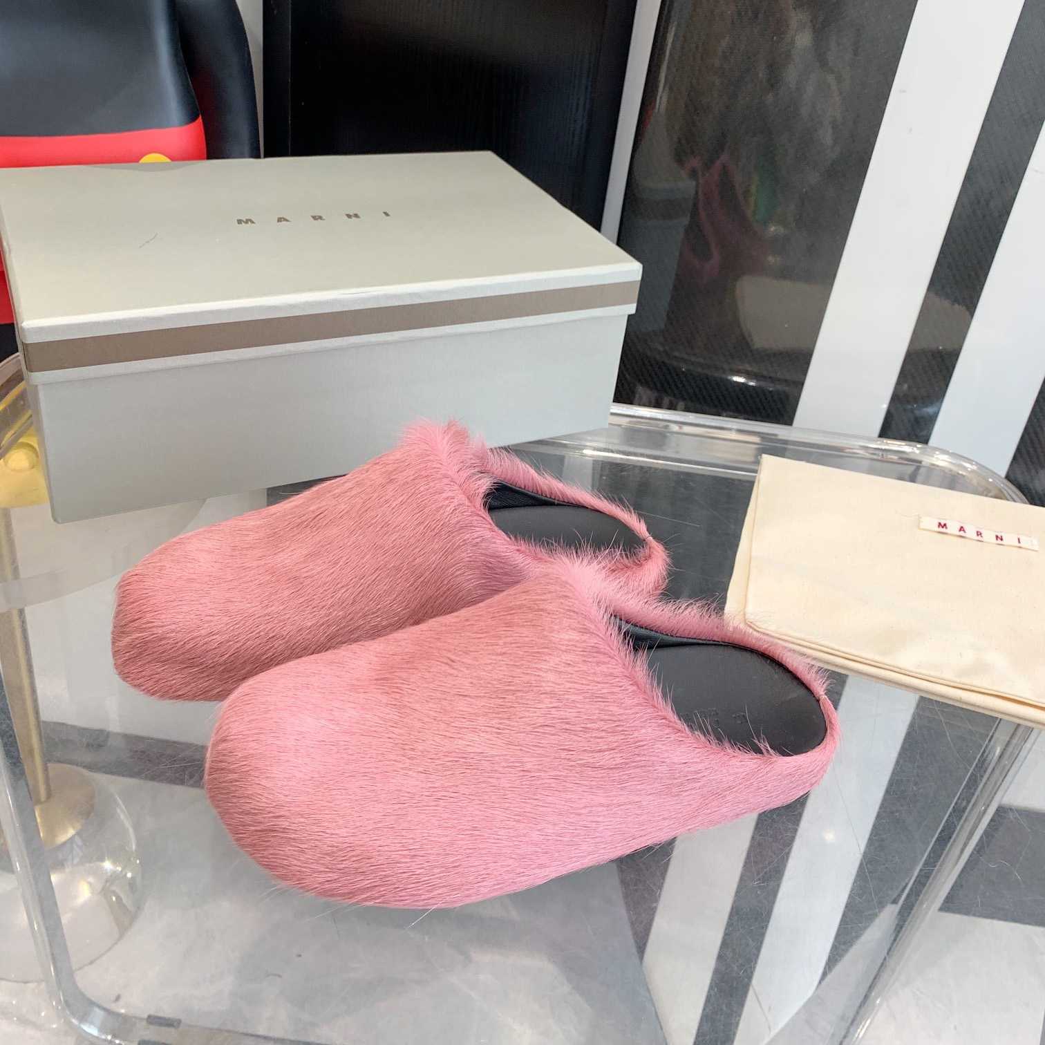 Marni Fussbett Slip-On Flat Mules - PerfectKickZ