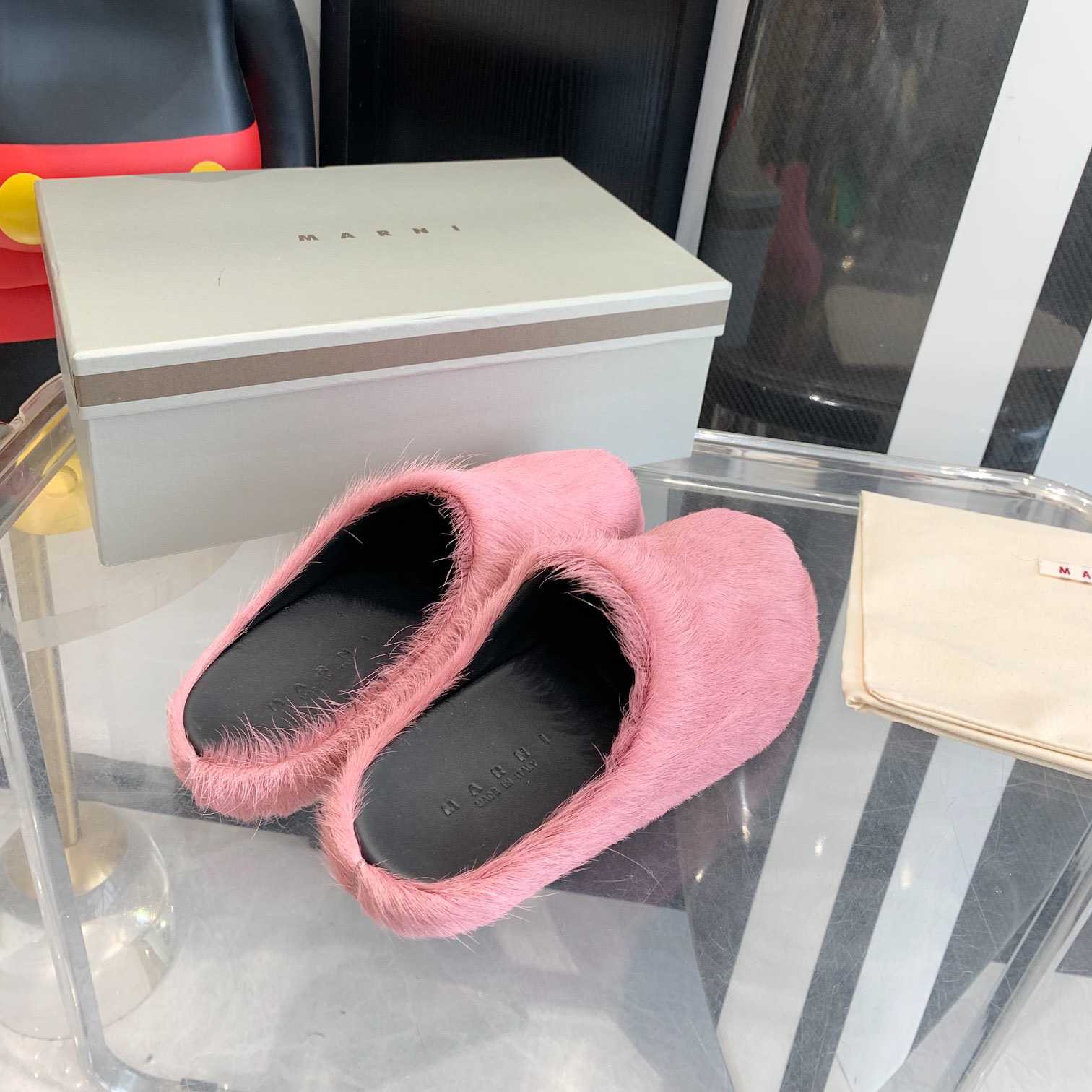 Marni Fussbett Slip-On Flat Mules - PerfectKickZ