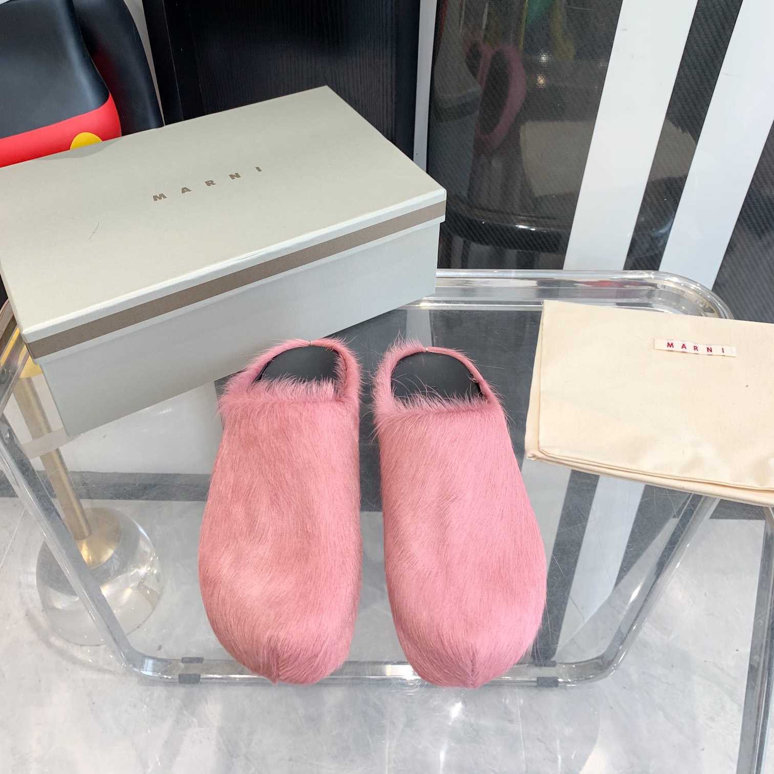 Marni Fussbett Slip-On Flat Mules - PerfectKickZ