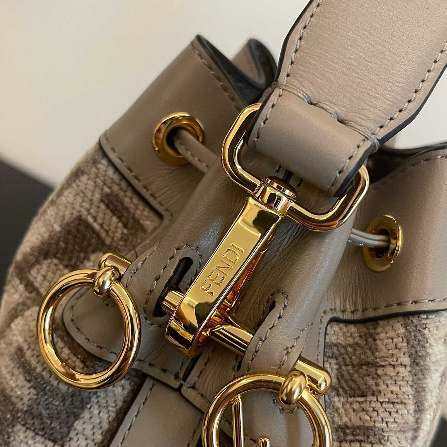 Fendi Mini Mon Tresor Ff Canvas Bag (18-12-10cm) - PerfectKickZ
