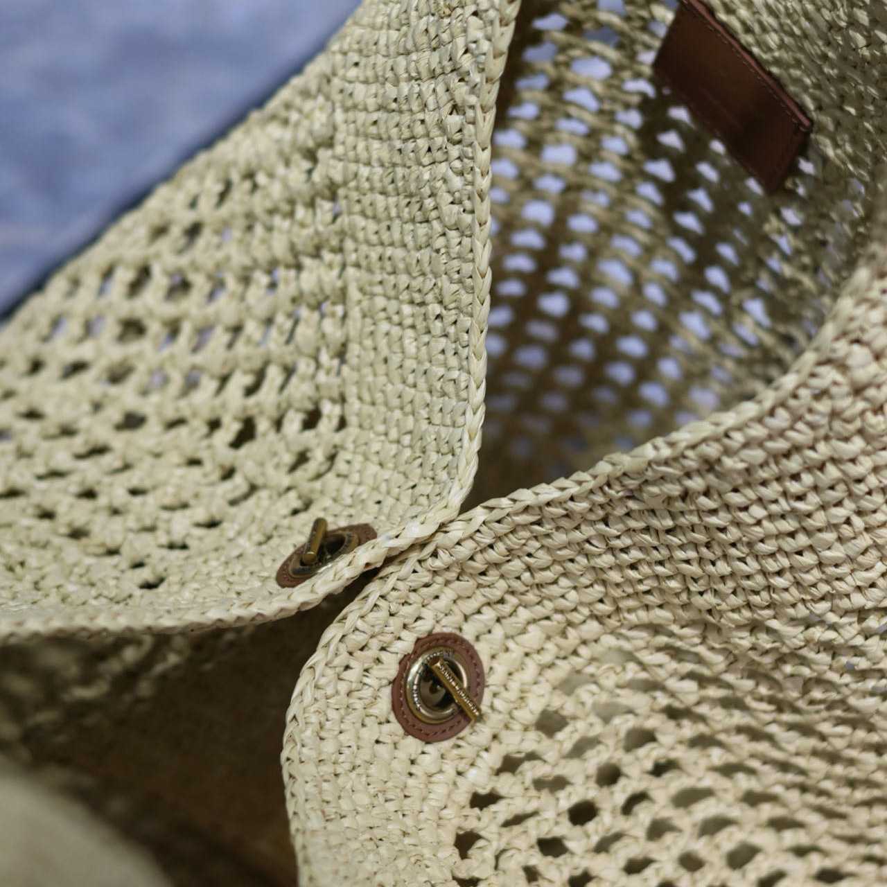 Saint Laurent YSL Icare Maxi Raffia Shopping Bag   47-61-8cm - PerfectKickZ