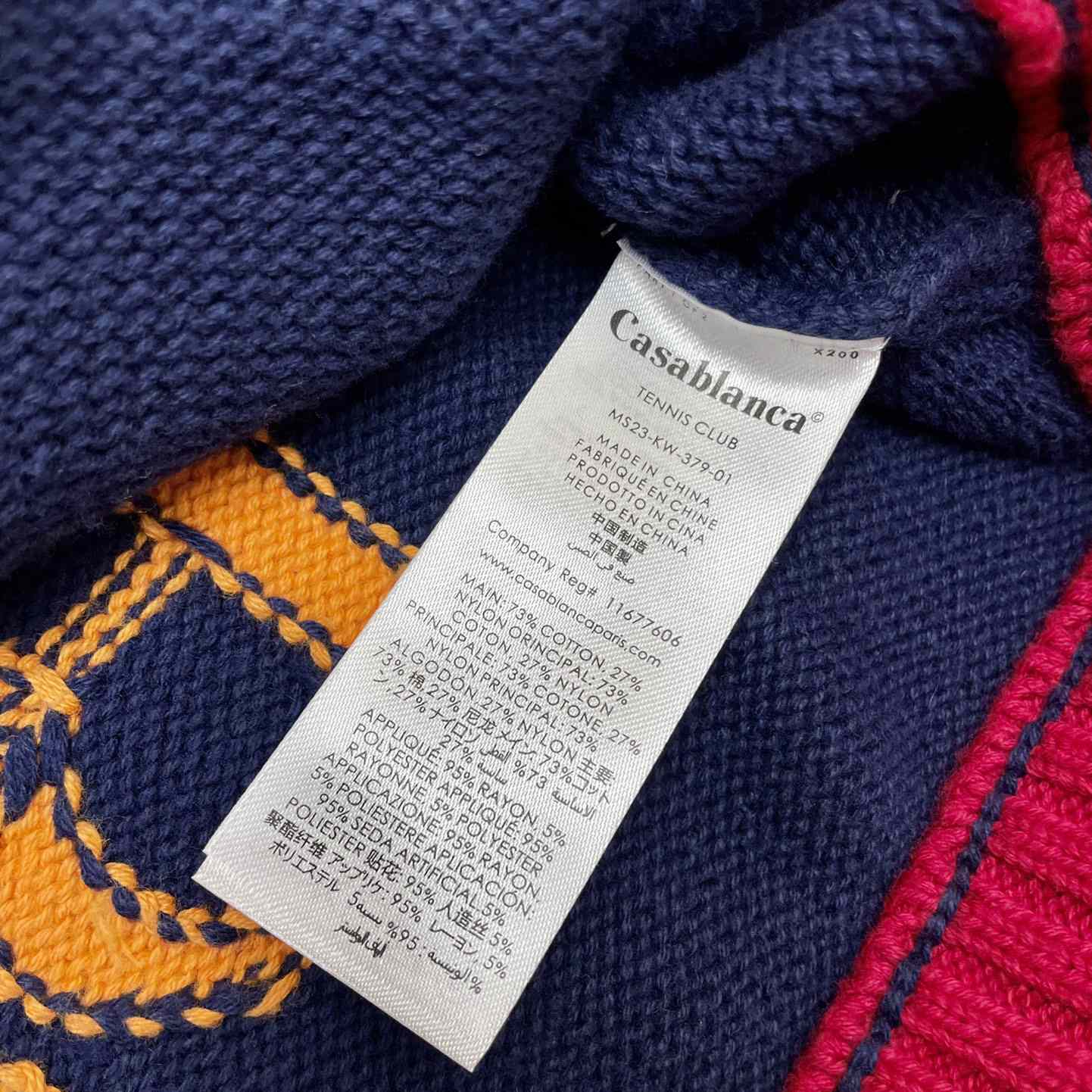 Casablanca Casa Club Knitted Jacket - PerfectKickZ