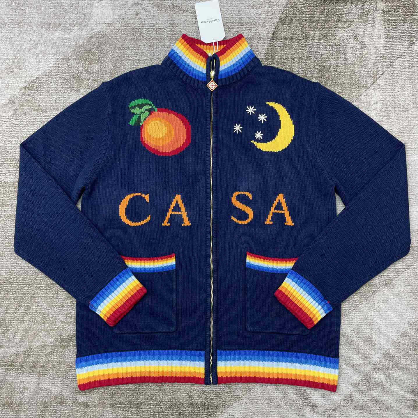 Casablanca Casa Club Knitted Jacket - PerfectKickZ
