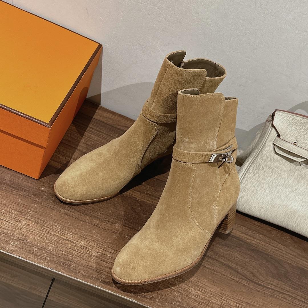 Hermes Frenchie 50 Ankle Boot - PerfectKickZ