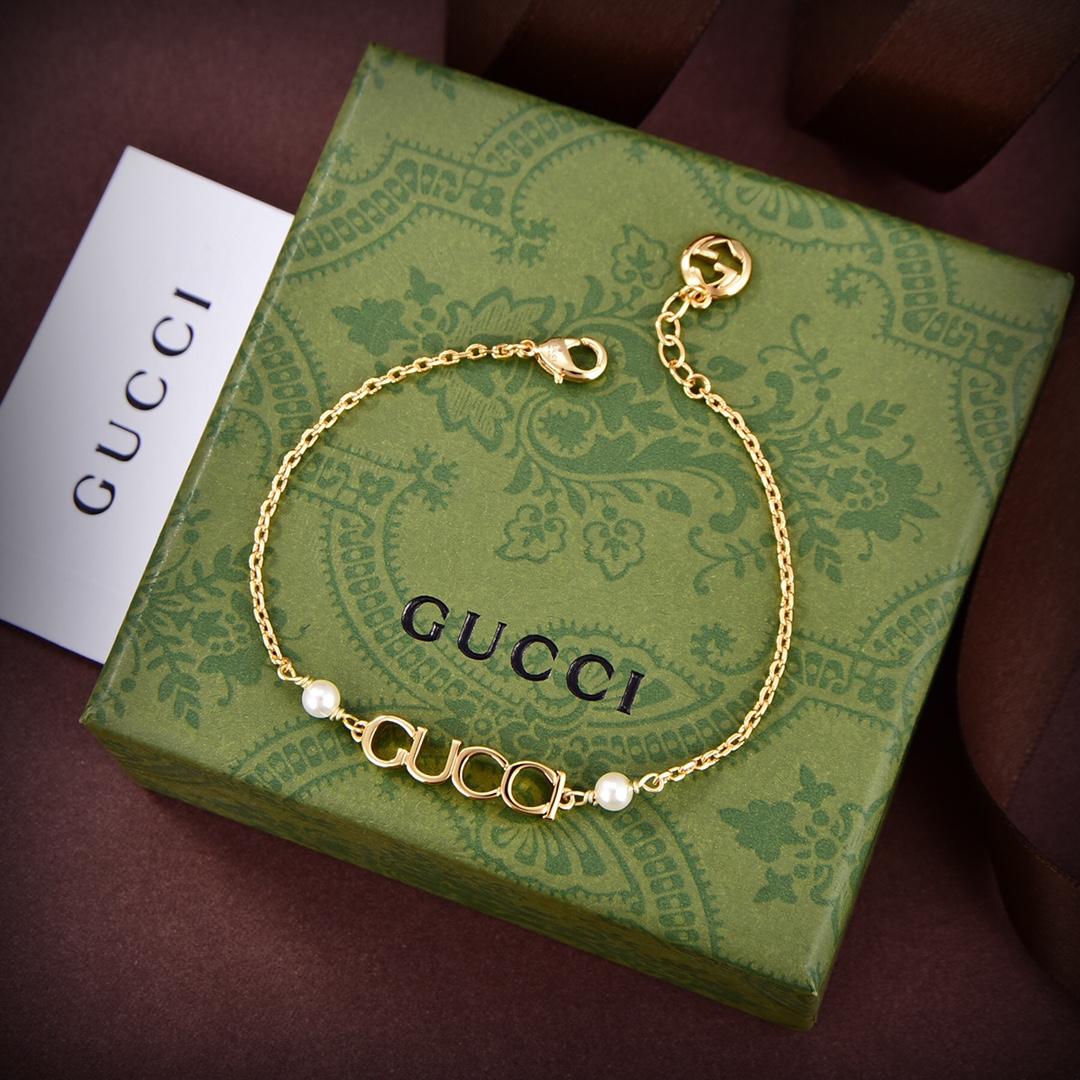 Gucci Letter Single Bracelet  - PerfectKickZ