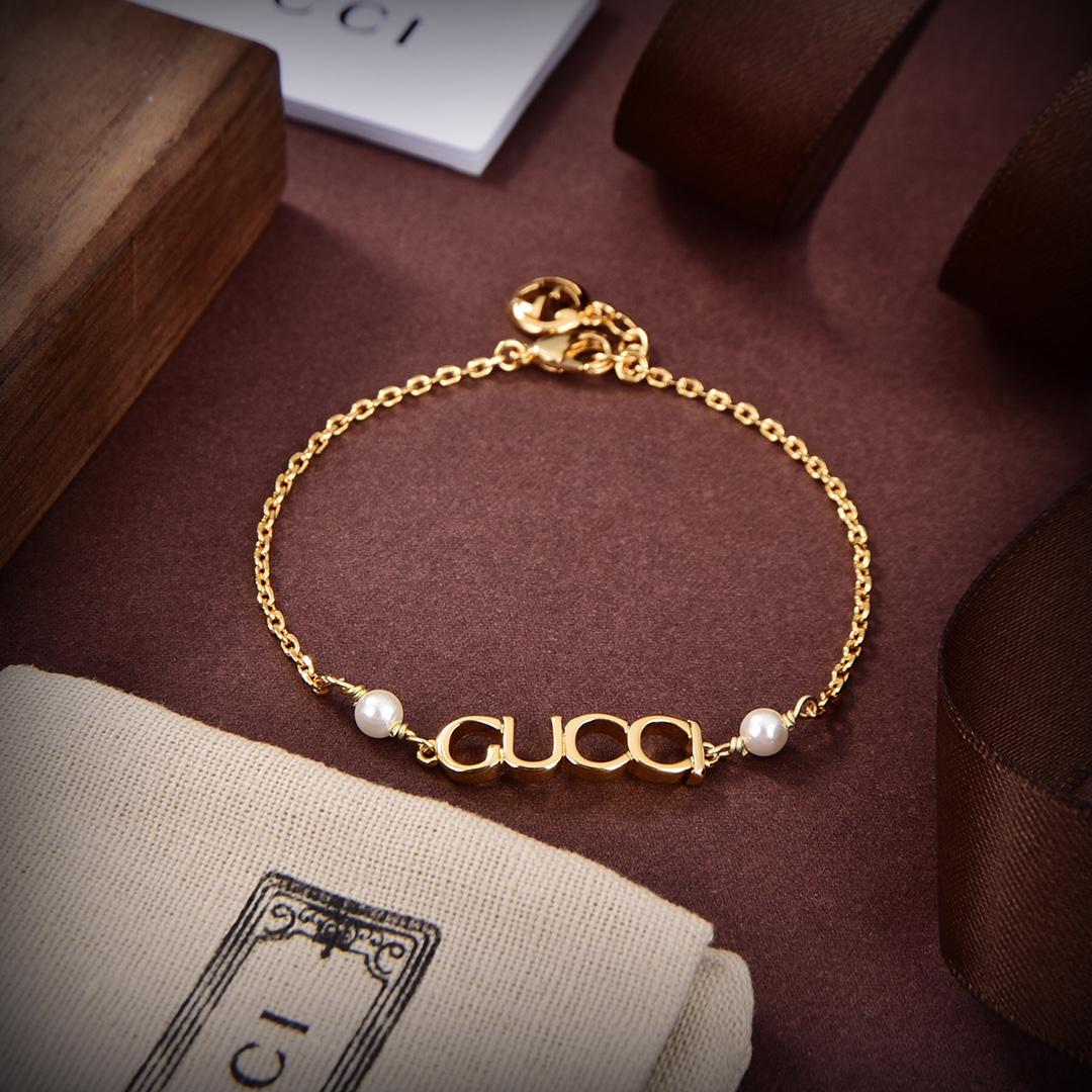 Gucci Letter Single Bracelet  - PerfectKickZ