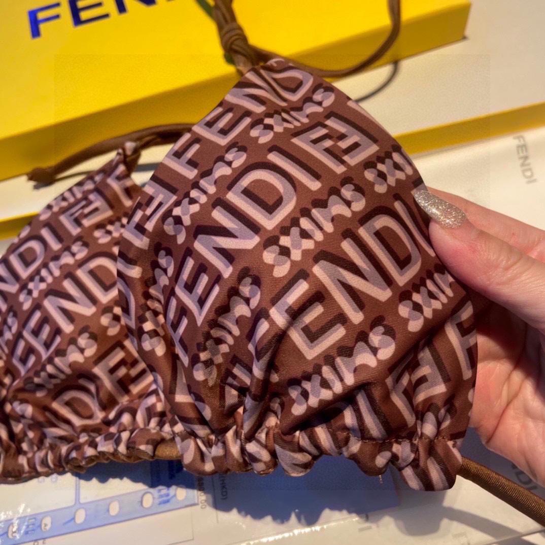 Fendi Logo Two-Pieces Bikini - PerfectKickZ