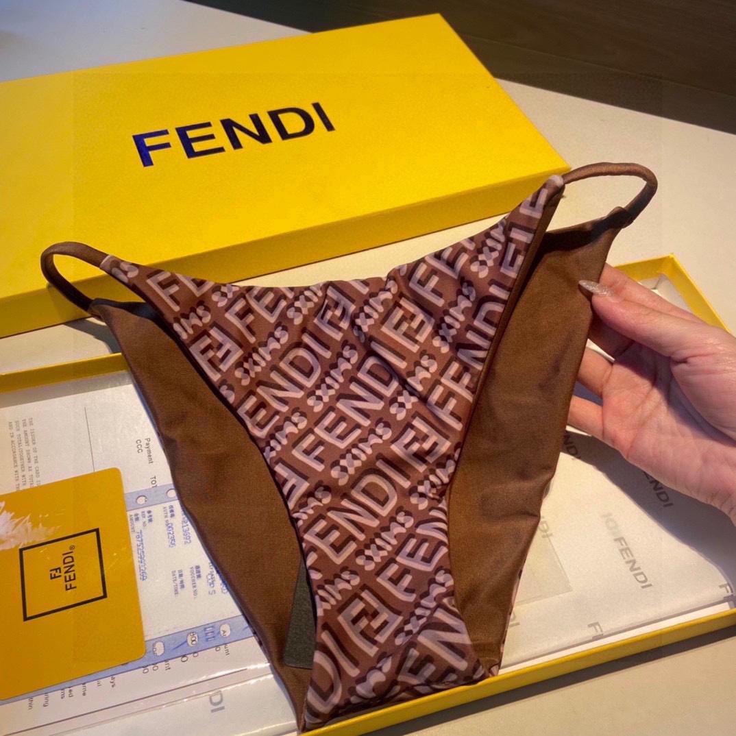 Fendi Logo Two-Pieces Bikini - PerfectKickZ