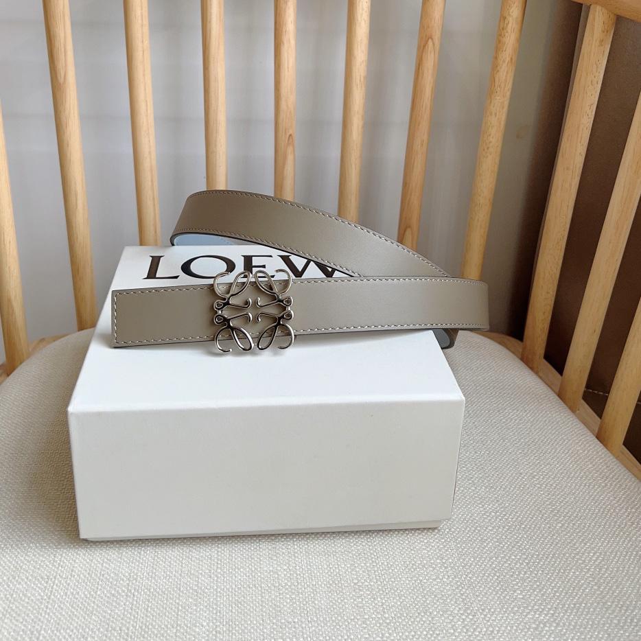 Loewe Reversible Anagram Belt In Smooth Calfskin - PerfectKickZ