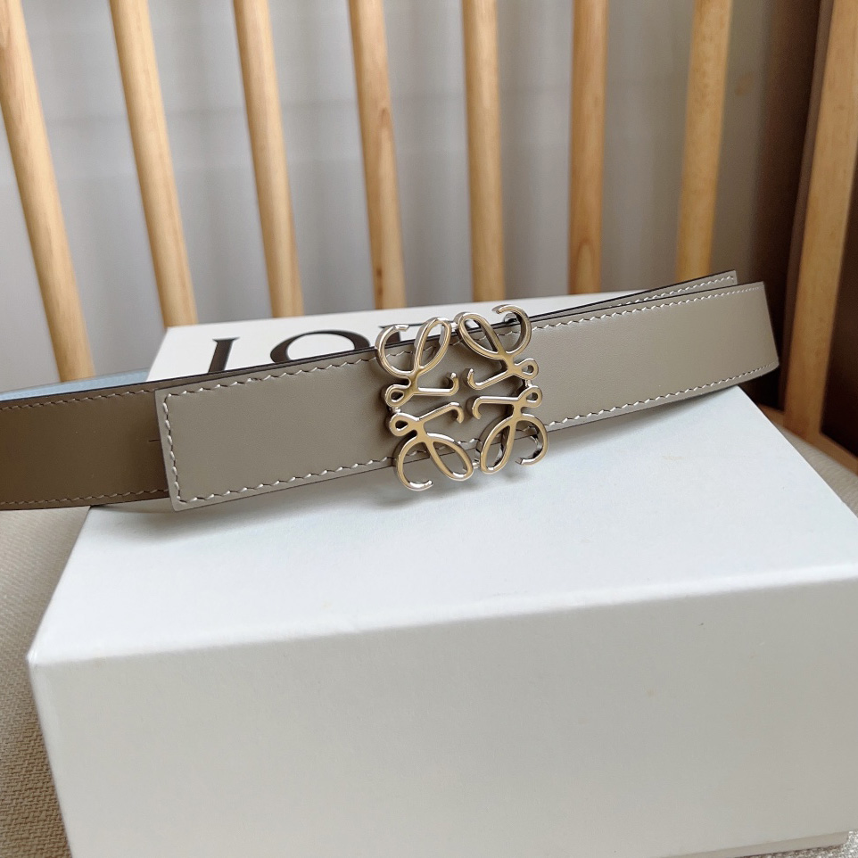 Loewe Reversible Anagram Belt In Smooth Calfskin - PerfectKickZ