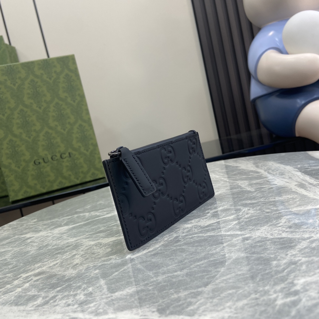 Gucci GG Rubber-effect Zip Card Case - PerfectKickZ
