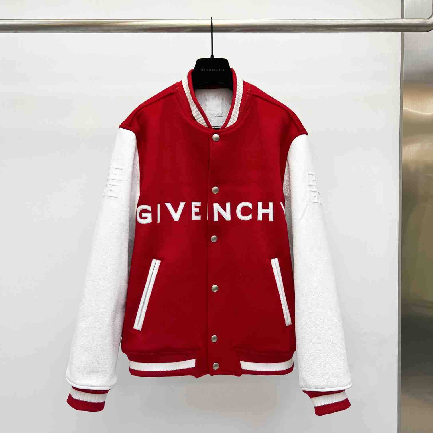 Givenchy Varsity Jacket In Wool And Leather - PerfectKickZ