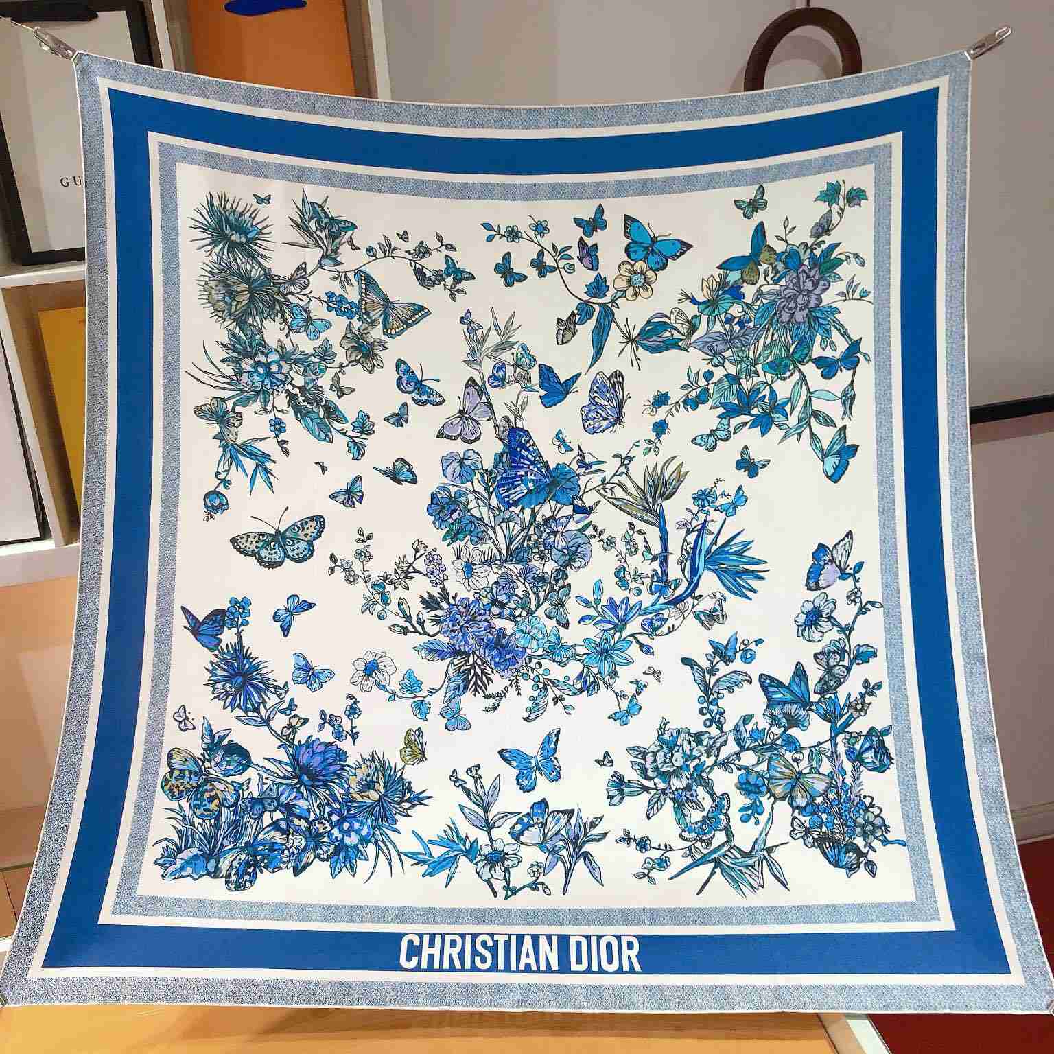 Dior Toile De Jouy Mexico 90 Square Scarf - PerfectKickZ