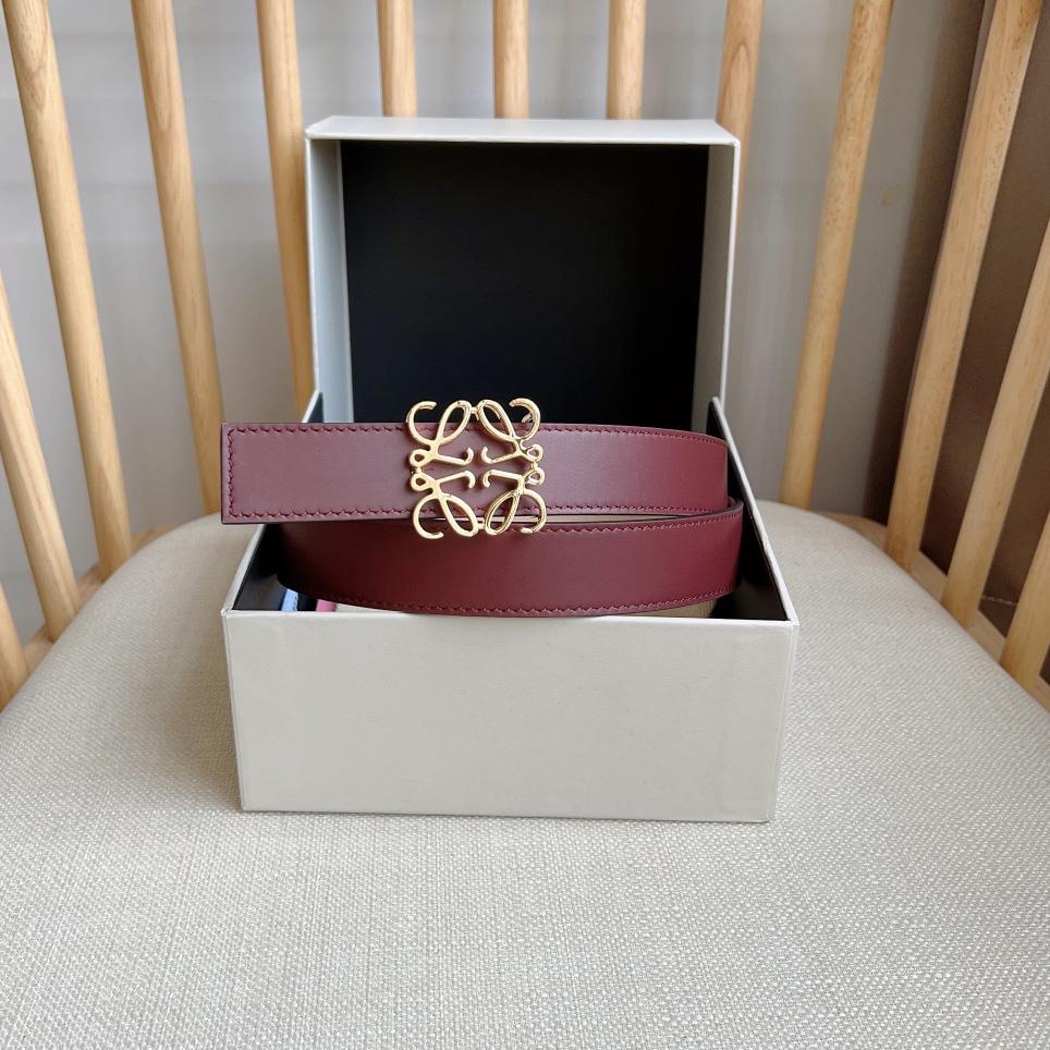 Loewe Reversible Anagram Belt In Smooth Calfskin - PerfectKickZ