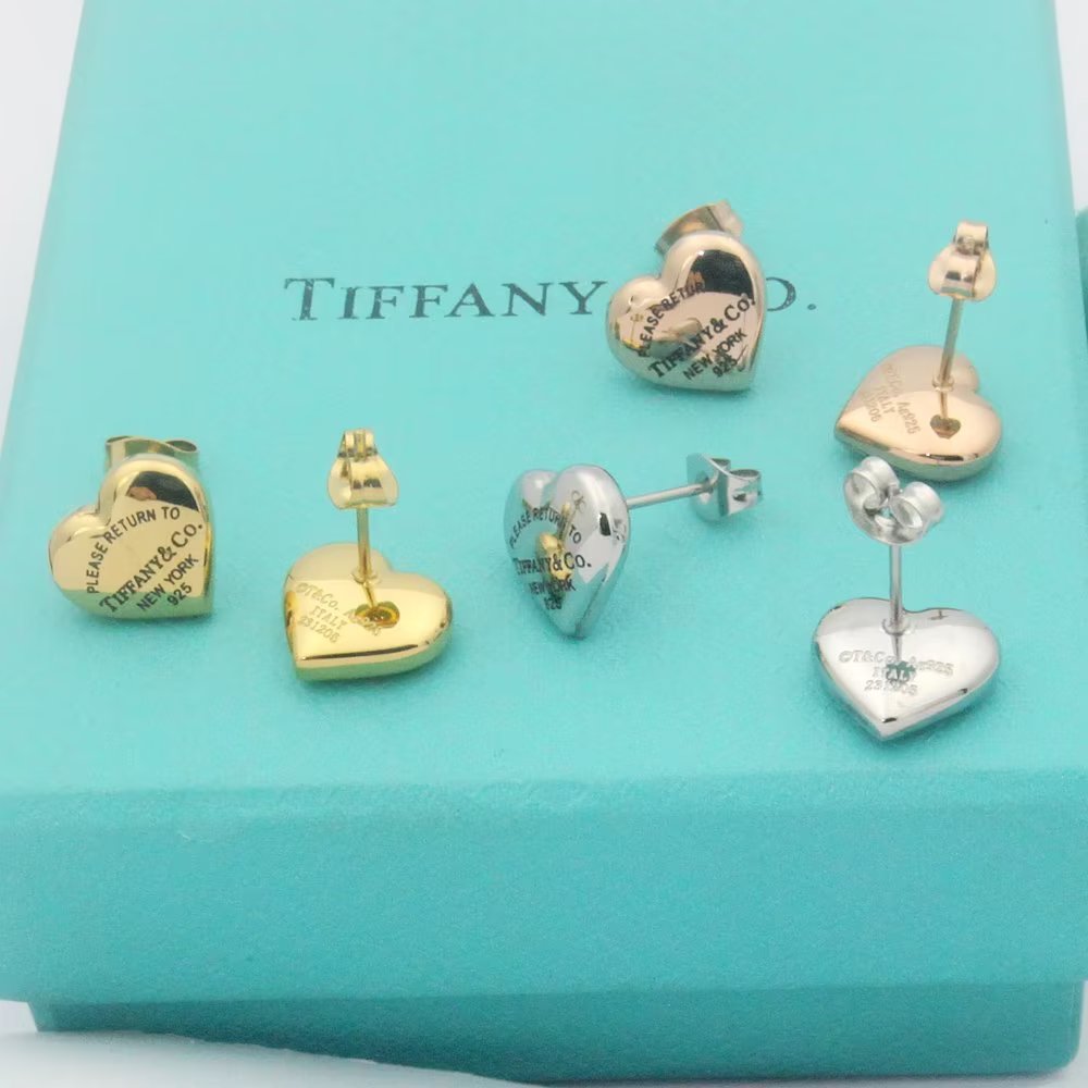 Tiffany&CO Full Heart Earrings - PerfectKickZ