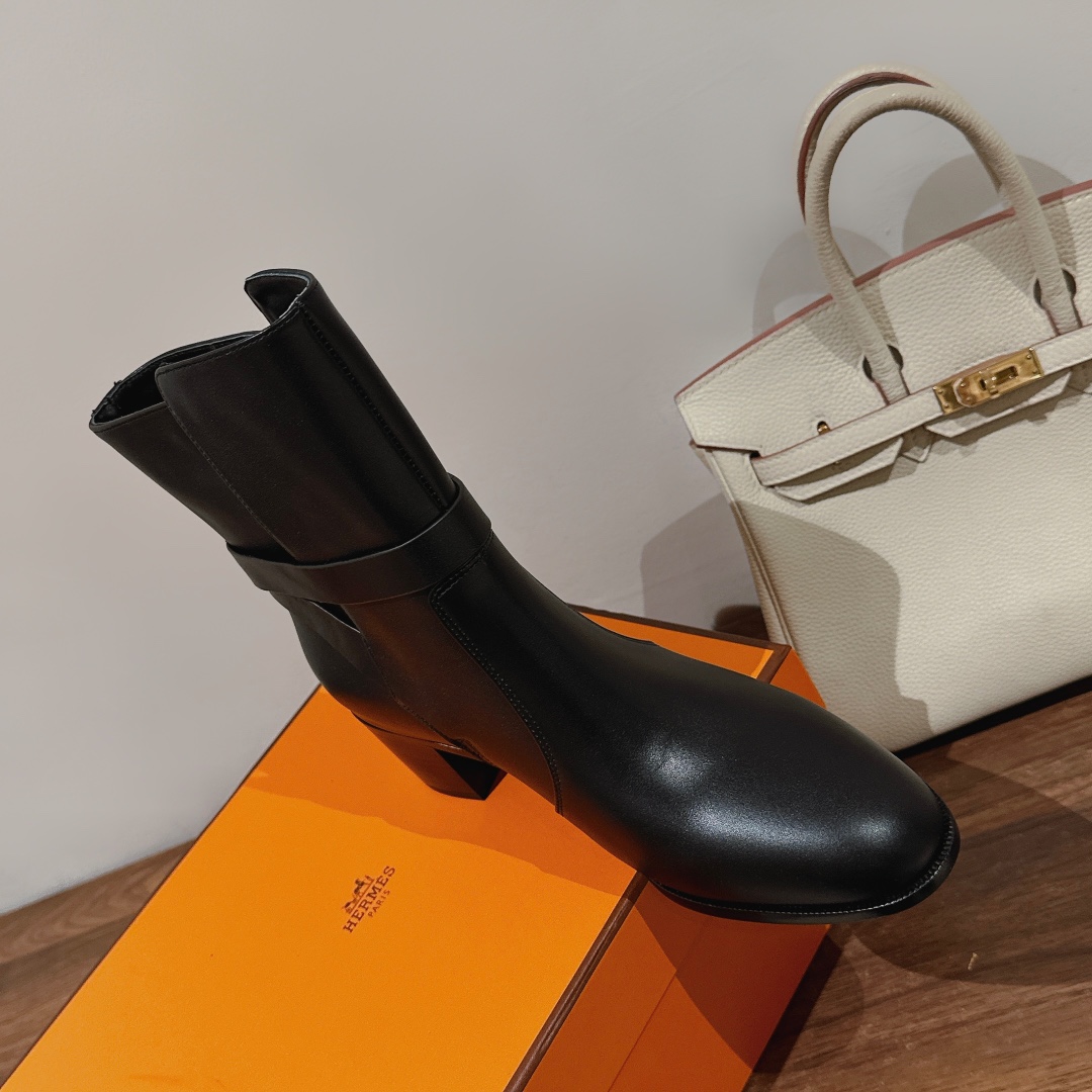 Hermes Frenchie 50 Ankle Boot - 
