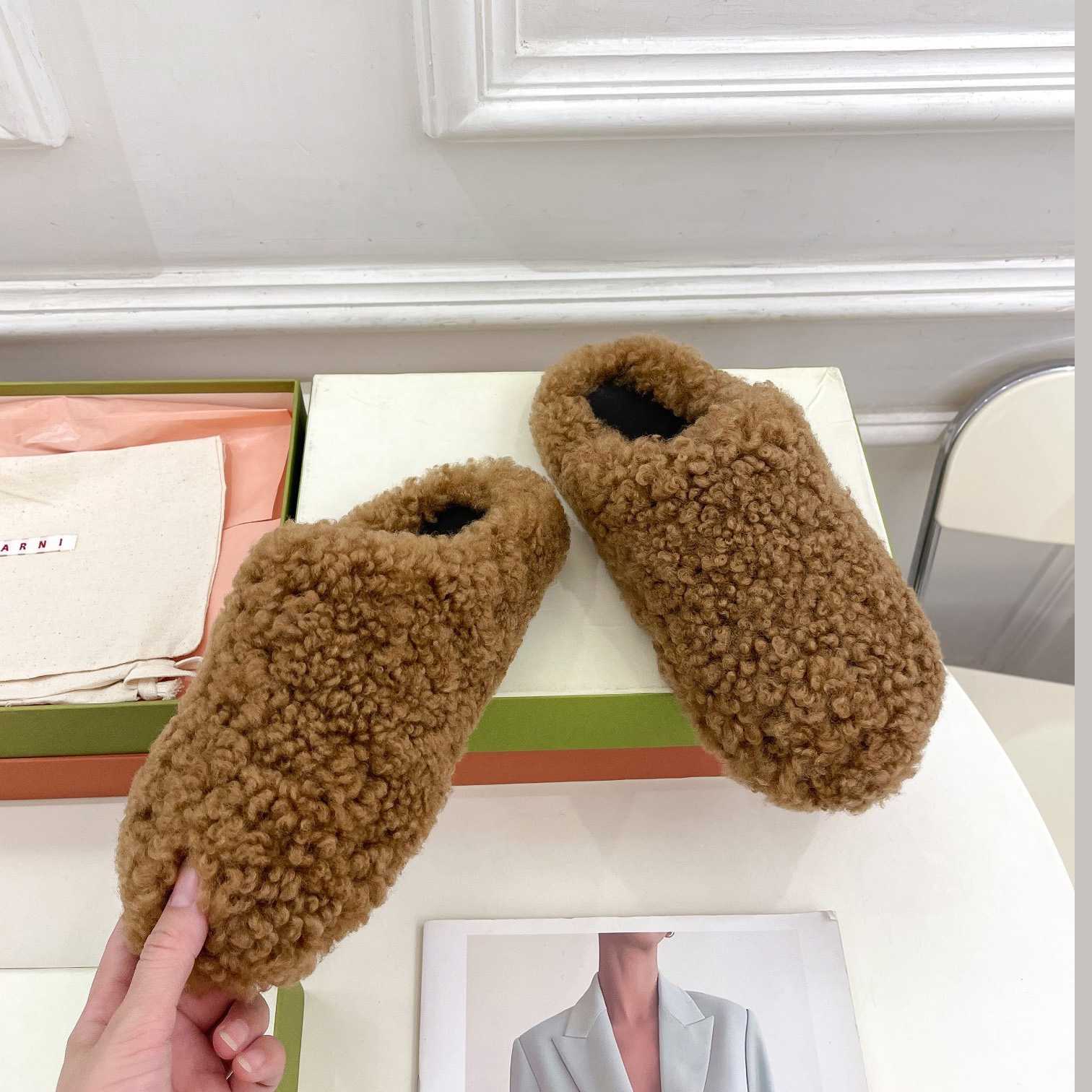 Marni Lamb Fur Mules - PerfectKickZ