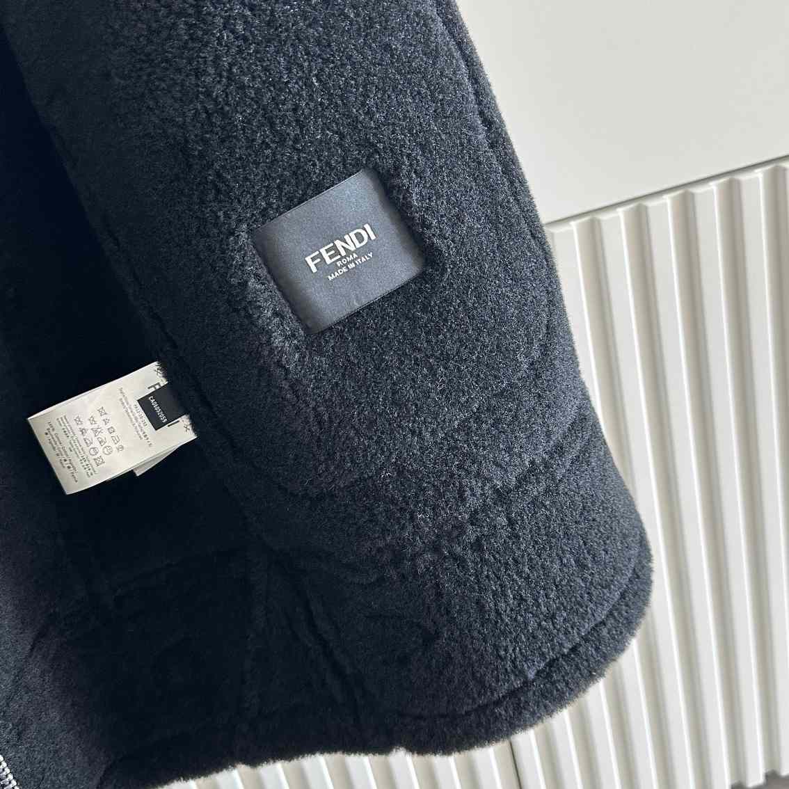 Fendi Black Shearling Jacket - 