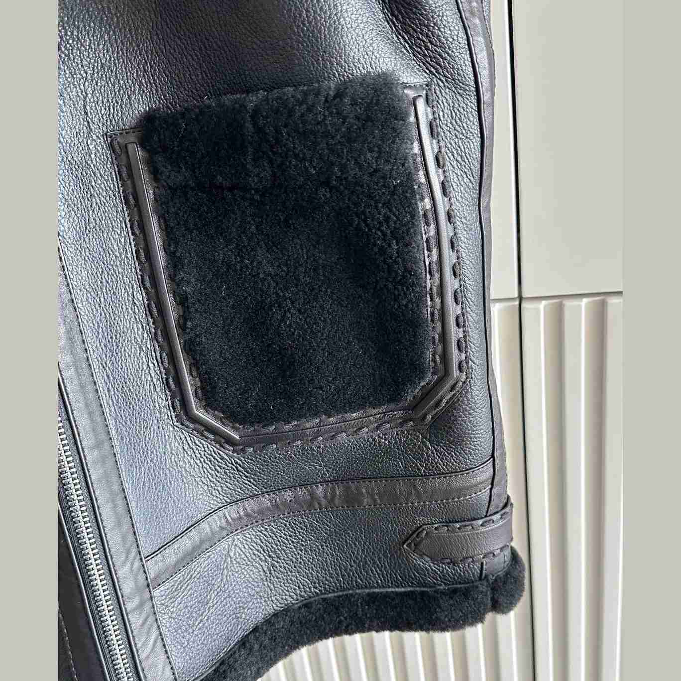 Fendi Black Shearling Jacket - 