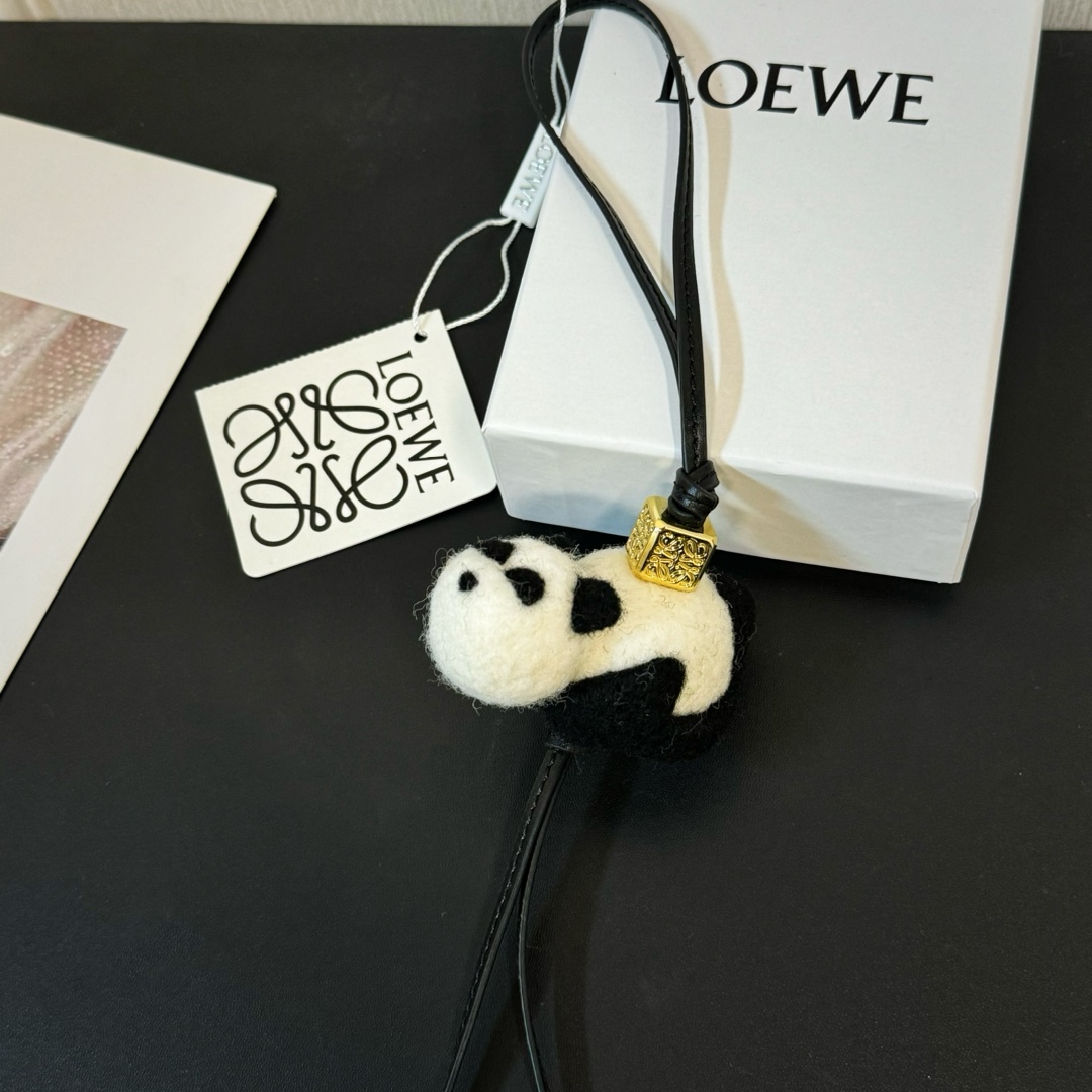 Loewe Panda Charm In Felt And Calfskin - PerfectKickZ