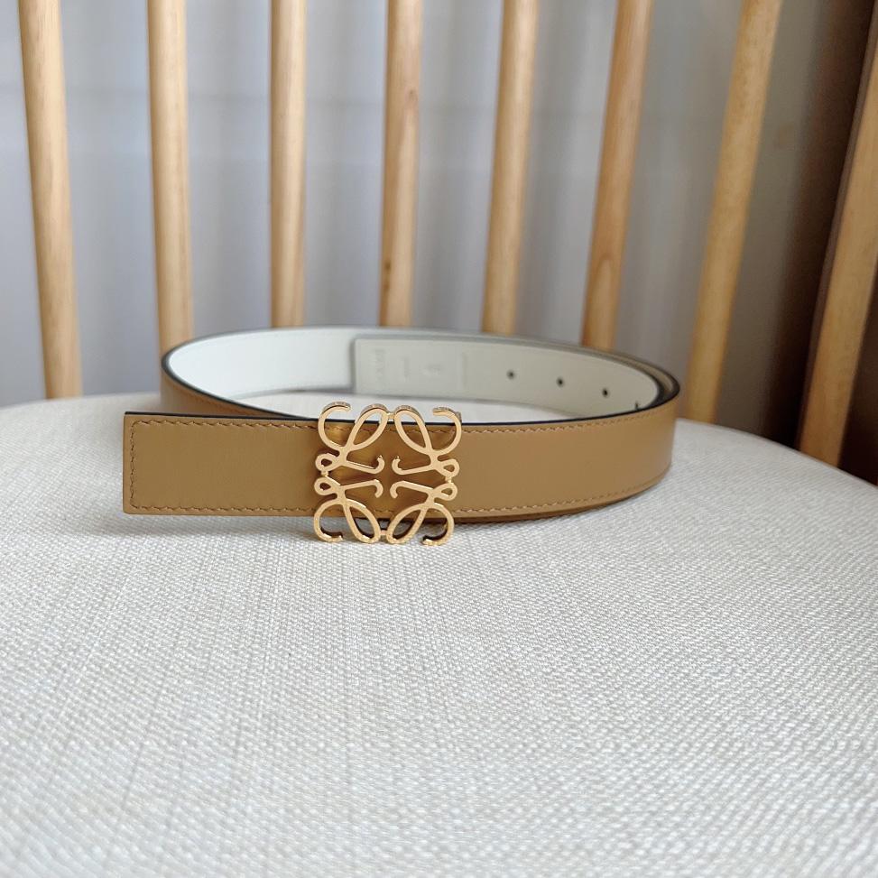 Loewe Reversible Anagram Belt In Smooth Calfskin - PerfectKickZ