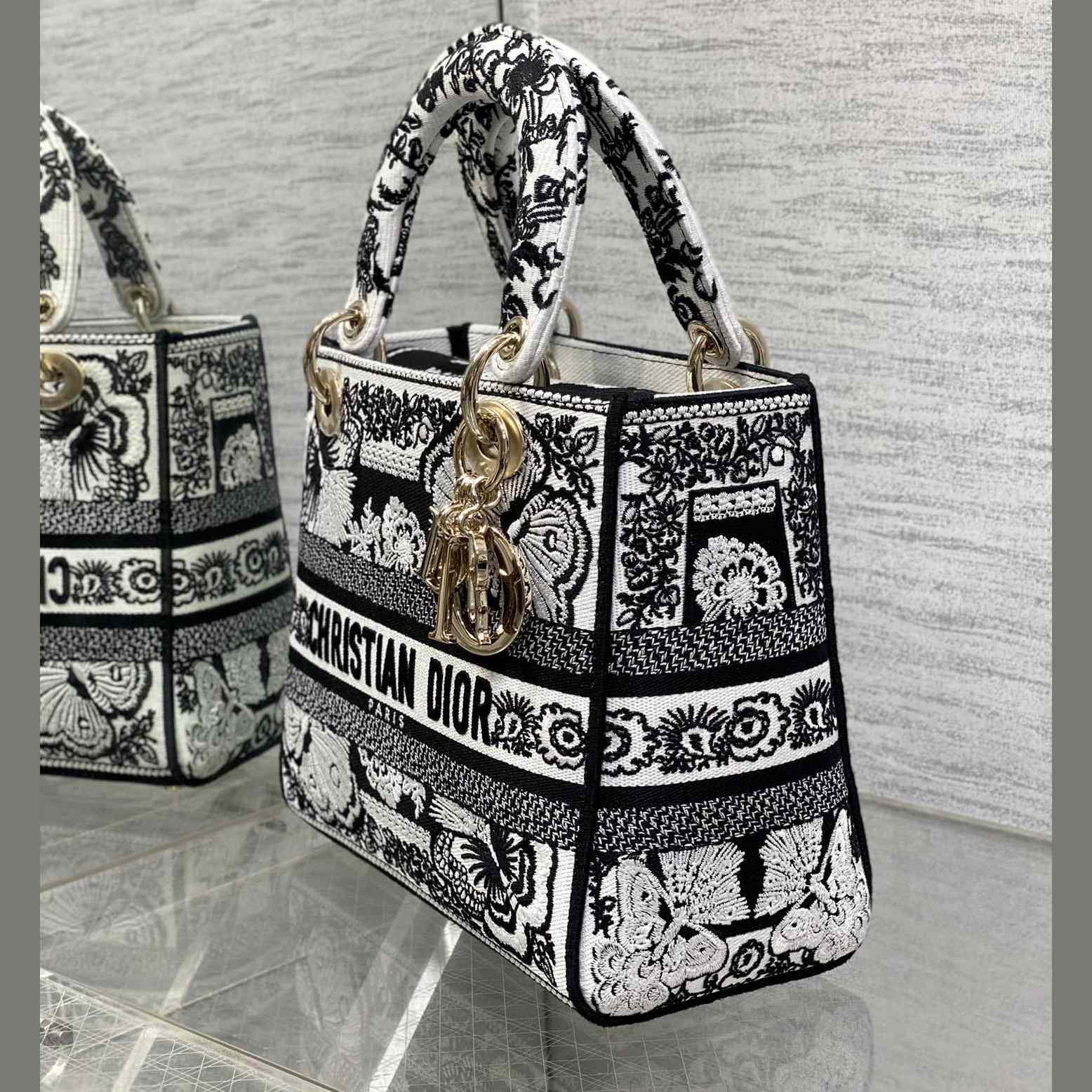 Dior Medium Lady D-Lite Bag - PerfectKickZ