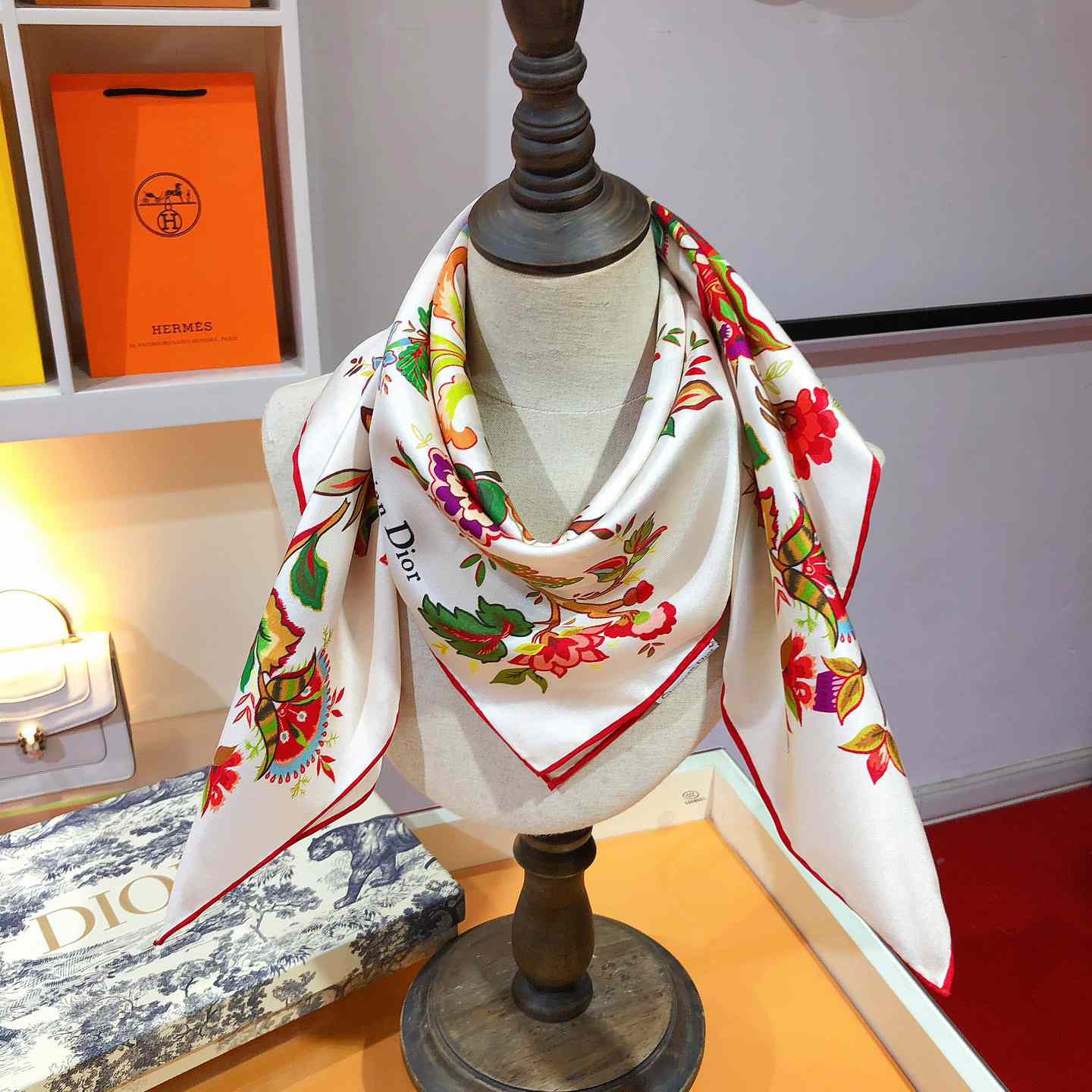 Dior Albero Della  Vita 90 Square Scarf  - PerfectKickZ