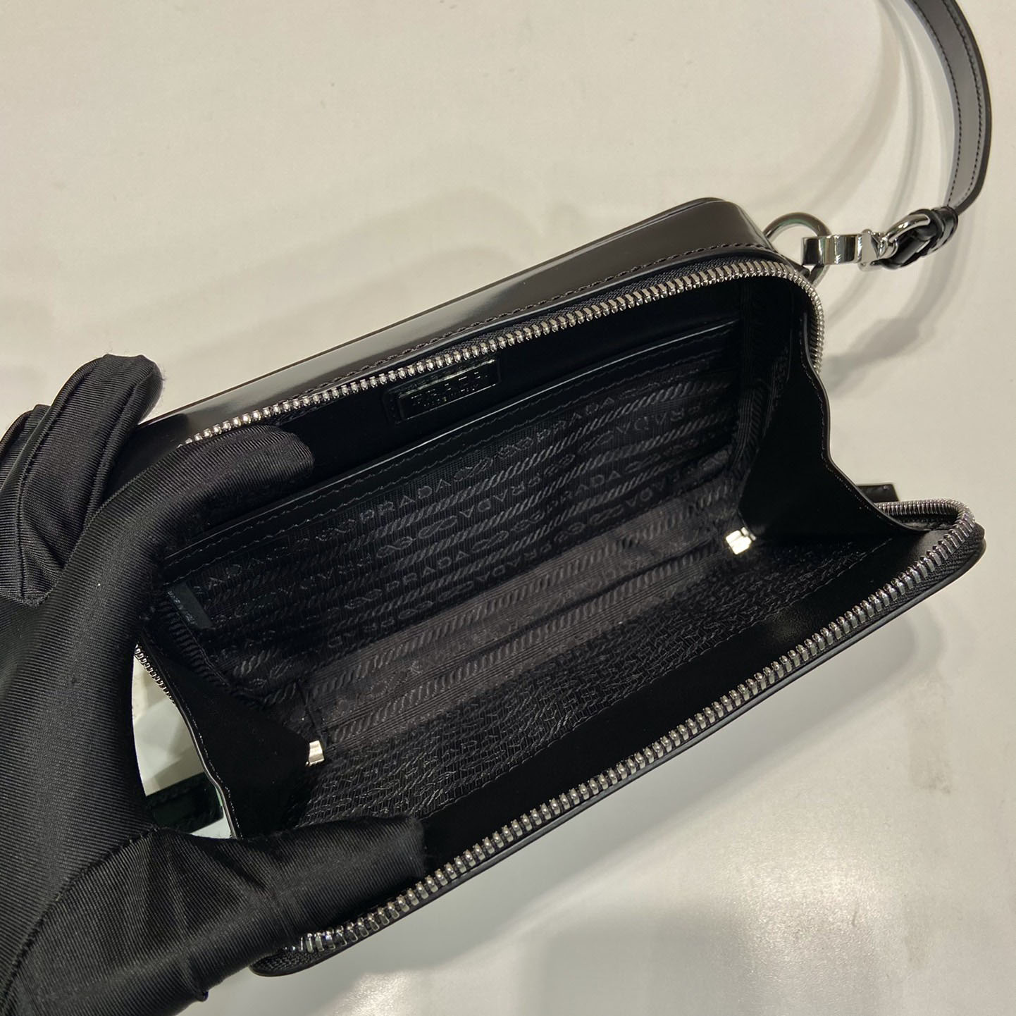 Prada Brique Brushed Leather Bag - PerfectKickZ