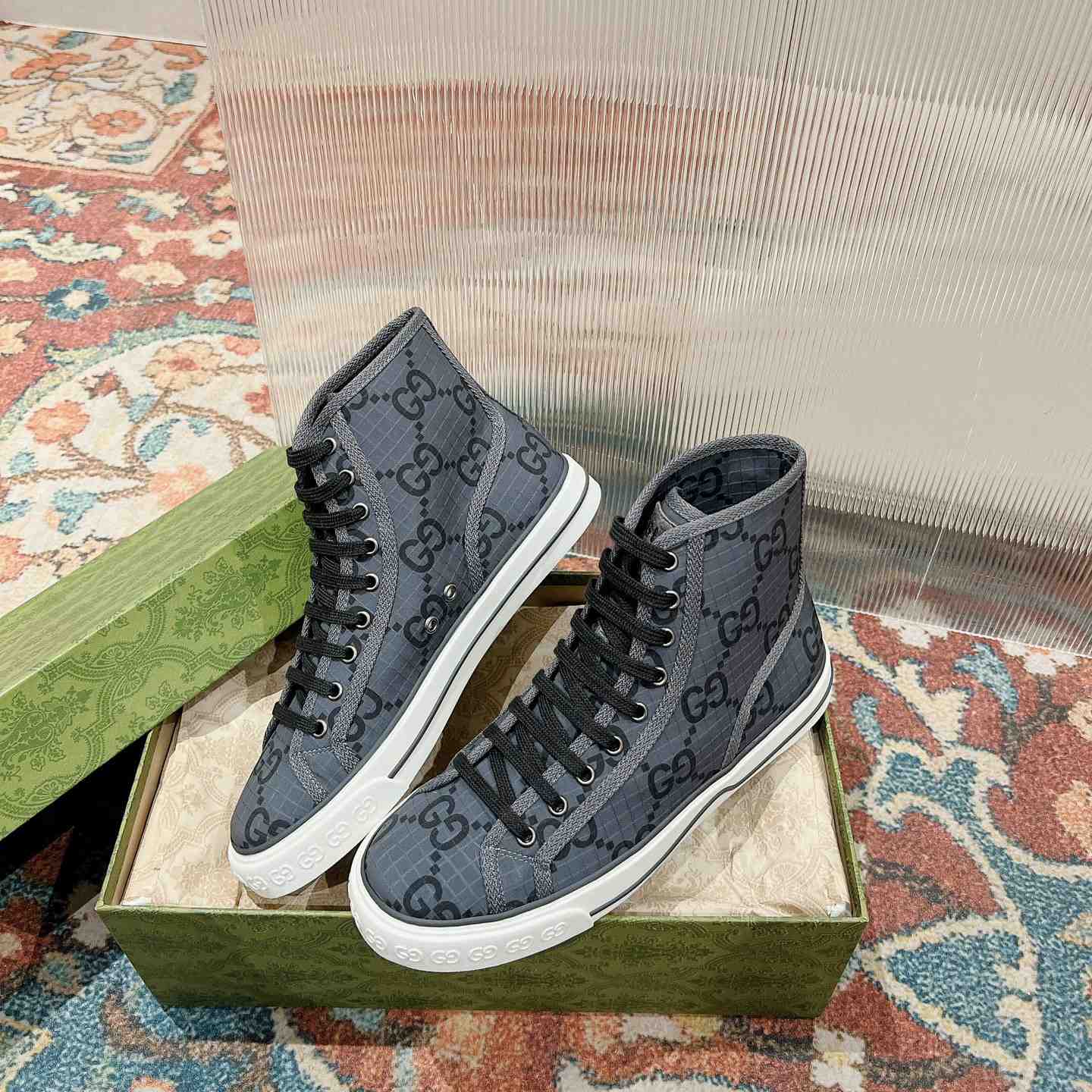Gucci Tennis 1977 High-top Sneaker(upon uk size) - PerfectKickZ
