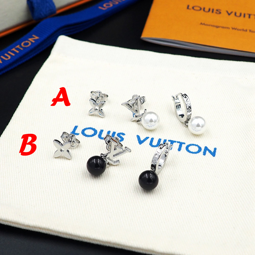 Louis Vuitton Monogram Pearls Earrings - PerfectKickZ