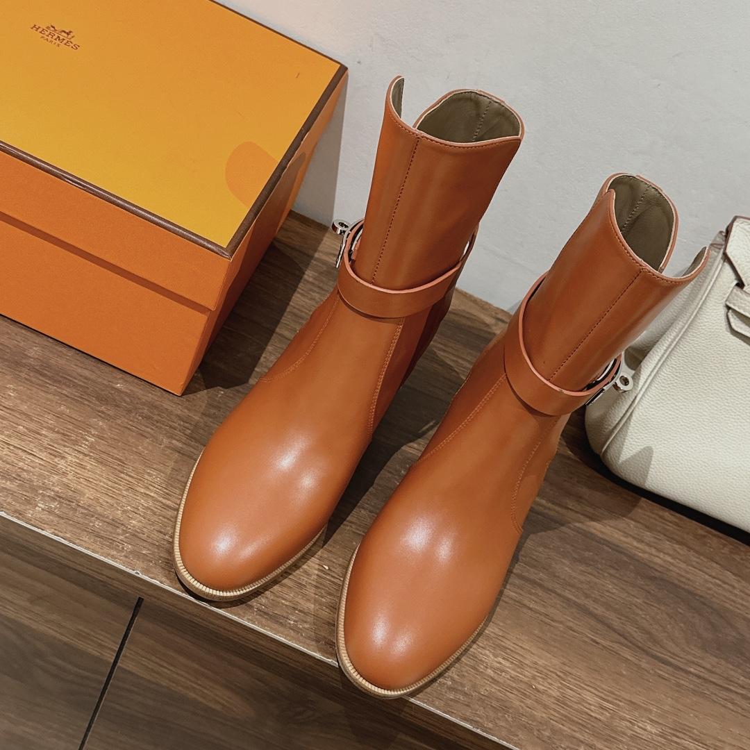 Hermes Frenchie 50 Ankle Boot - PerfectKickZ