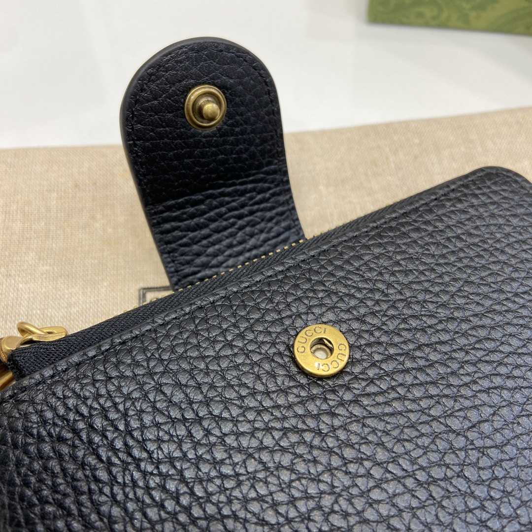 Gucci Medium double G Wallet With Bamboo - 