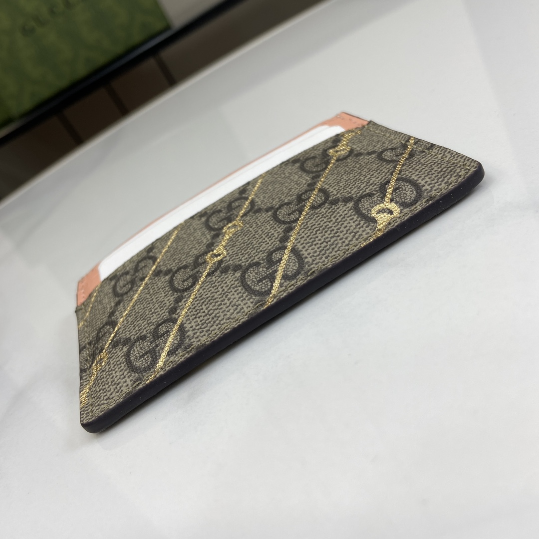 Gucci Card Case With Horsebit Print - PerfectKickZ