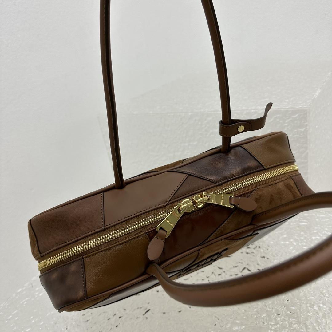 Miu Miu Leather Patchwork Bag - PerfectKickZ