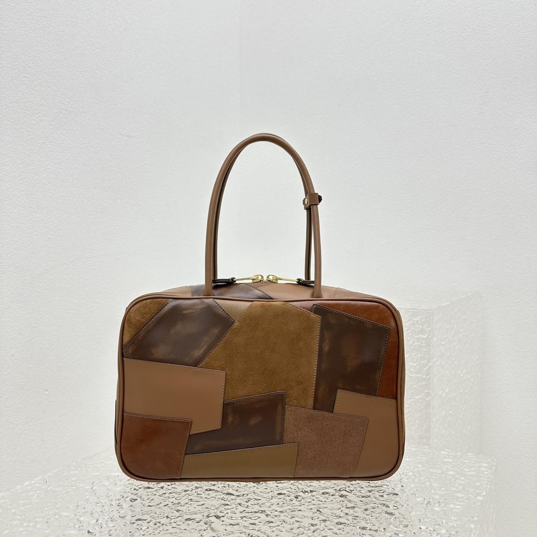 Miu Miu Leather Patchwork Bag - PerfectKickZ