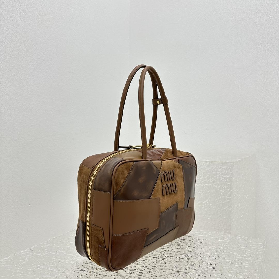 Miu Miu Leather Patchwork Bag - PerfectKickZ
