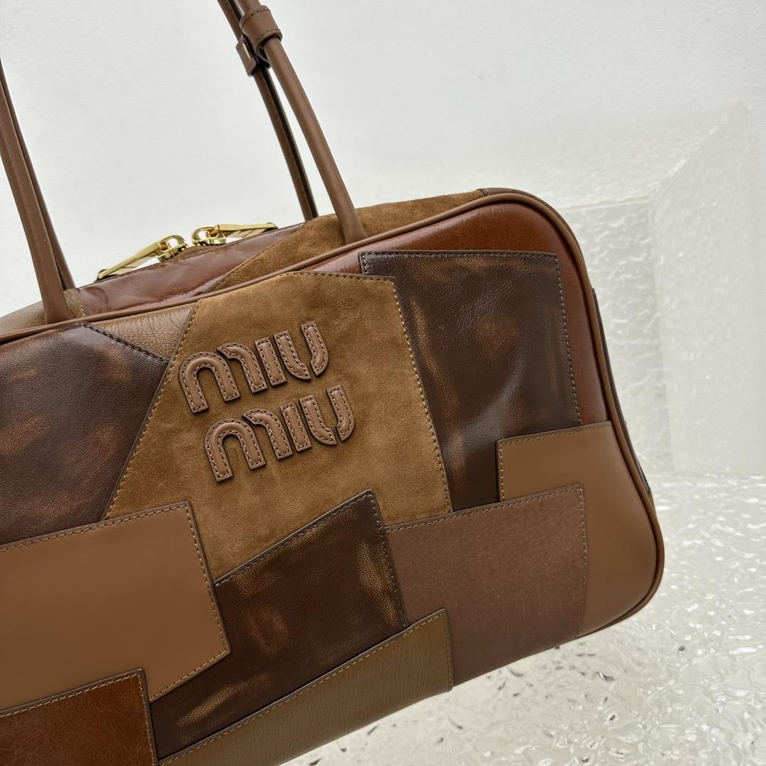 Miu Miu Leather Patchwork Bag - PerfectKickZ
